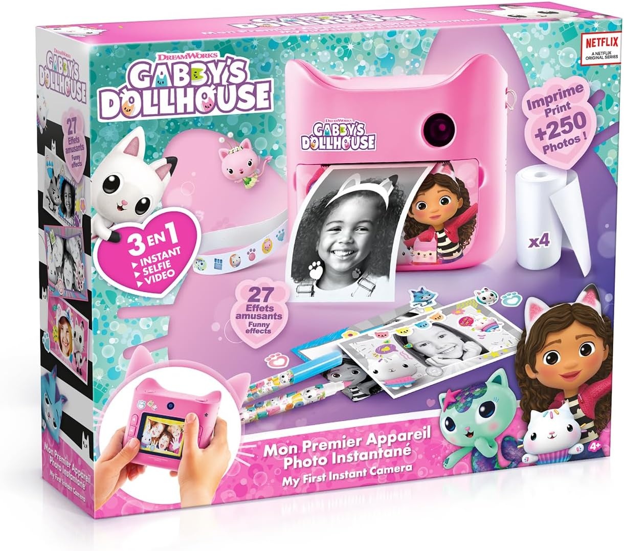 Kinder Instant Camera Gabby's Poppenhuis - 12MP, Inktvrij, 59% Korting