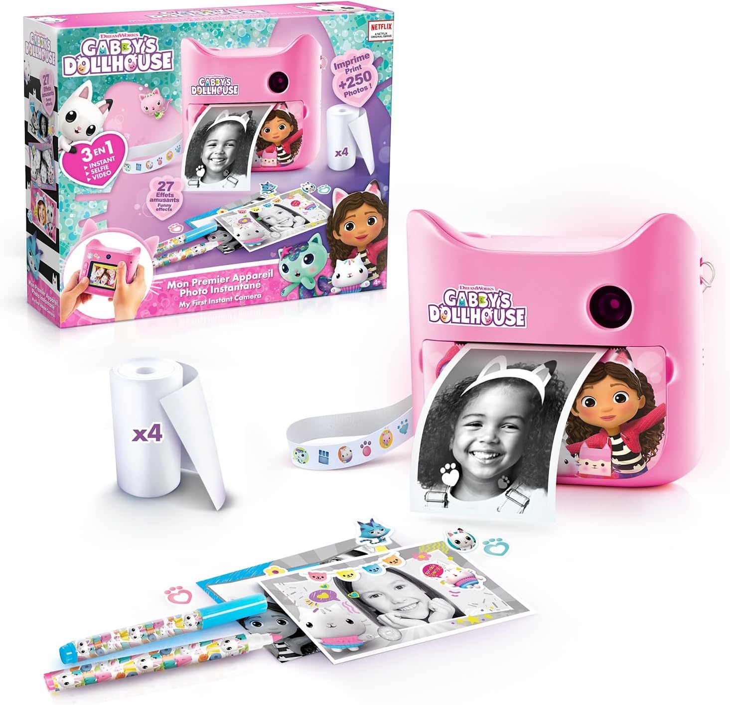 Kinder Instant Camera Gabby's Poppenhuis - 12MP, Inktvrij, 59% Korting
