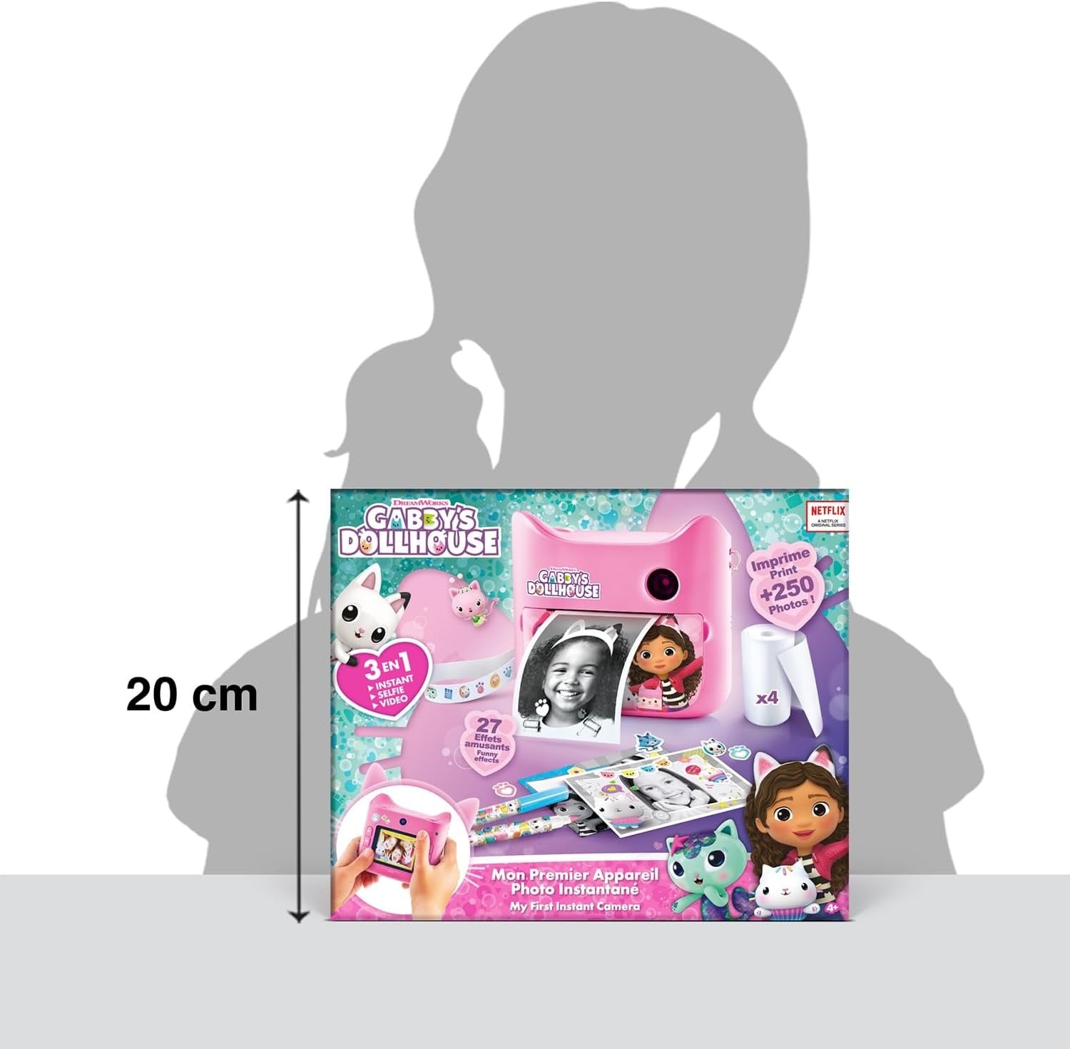 Kinder Instant Camera Gabby's Poppenhuis - 12MP, Inktvrij, 59% Korting