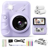 Kindercamera met Direct Print - 48MP HD & 3" Scherm (29% Korting)