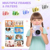 Kindercamera met Direct Print - 48MP HD & 3" Scherm (29% Korting)