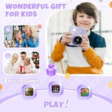 Kindercamera met Direct Print - 48MP HD & 3" Scherm (29% Korting)