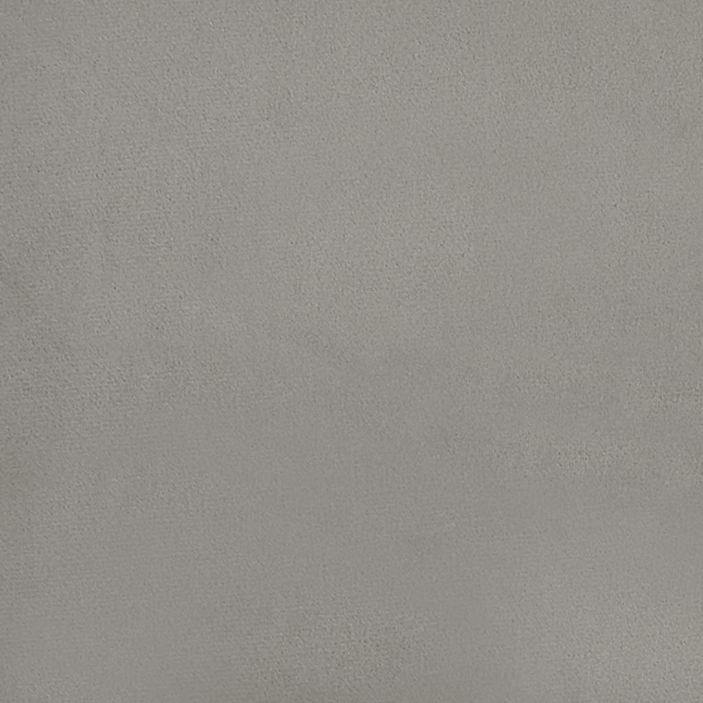 vidaXL Hoofdbord 100x5x78/88 cm fluweel lichtgrijs