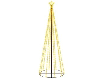 vidaXL Kegelkerstboom 310 LED's 100x300 cm warmwit