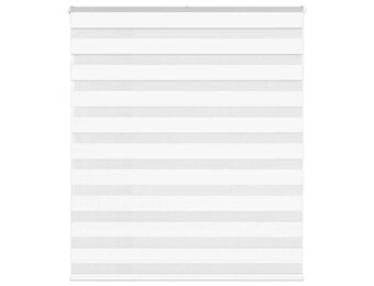 Zebra rolgordijn Wit 125x150 cm - 84% Korting!