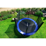 Trampoline 305 cm met veiligheidsnet - tot 100 kg - blauw