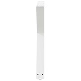vidaXL Eettafelpoten 2 st 70x(72-73,3) cm staal wit