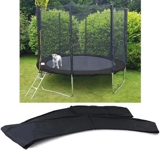 Trampoline zwart 244 cm - met veiligheidsnet - tot 110 kg