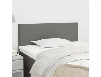 VidaXL Hoofdbord Donkergrijs Stof 90x5x78/88 cm - 83% Korting