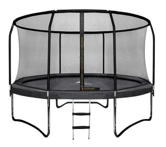 Trampoline 244 cm met Net en Ladder - Zwart - 35% Korting
