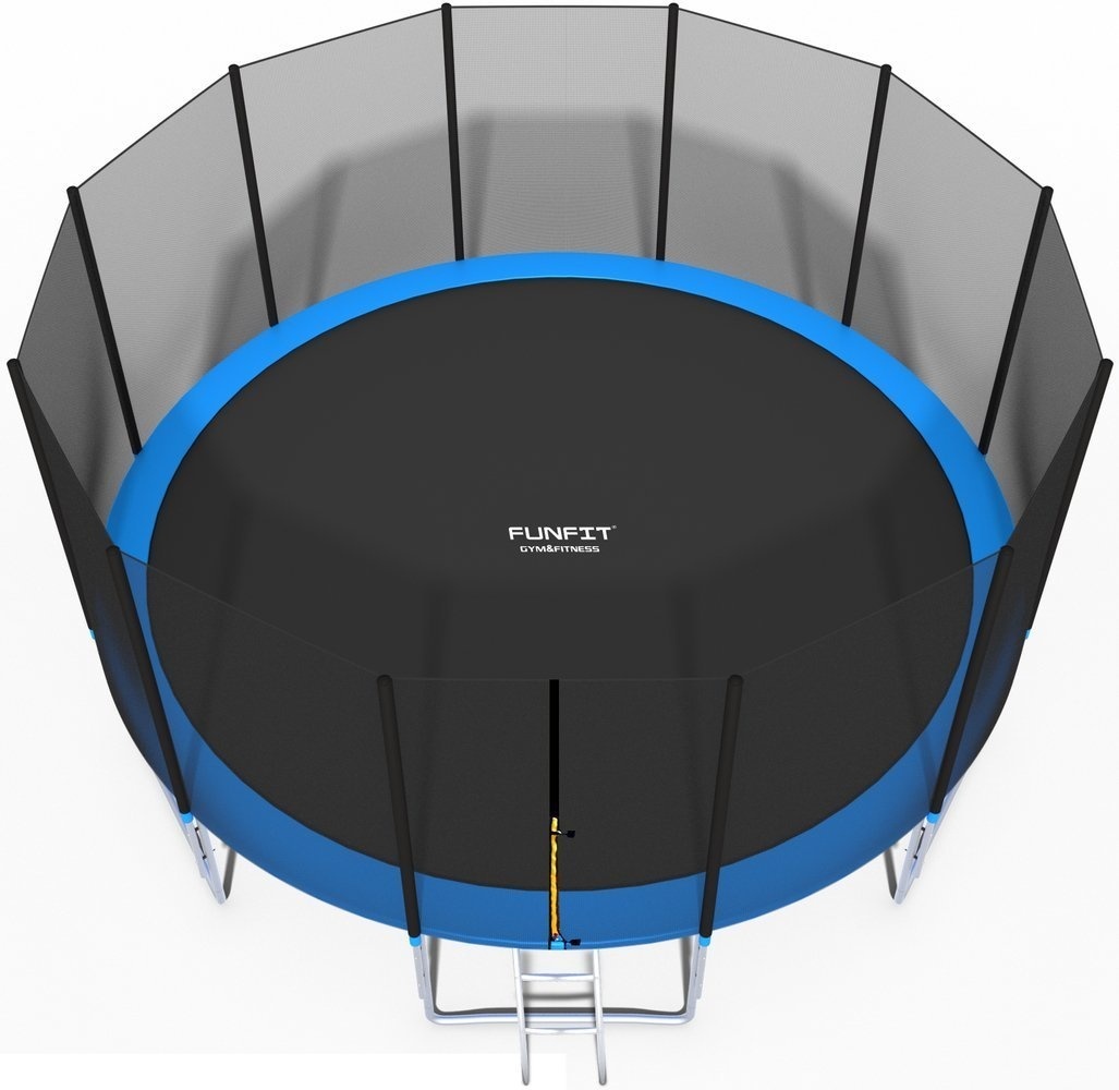 Tuintrampoline FUNFIT 490 cm met Veiligheidsnet & Ladder