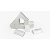 Grote Schuim Bouwblokken - 11 Stuks - Gekleurd & Wit - 35% Korting