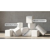 Grote Schuim Bouwblokken - 11 Stuks - Gekleurd & Wit - 35% Korting