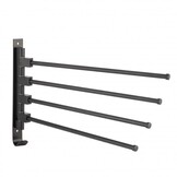 Zwart Wandhanddoekenrek - 38,5x24 cm - 33% Korting