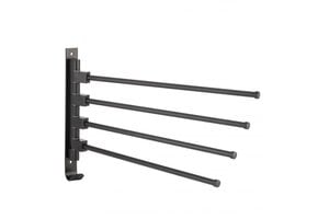 Zwart Wandhanddoekenrek - 38,5x24 cm - 33% Korting