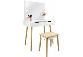 Kaptafel met Spiegel & LED-verlichting - 35% Korting