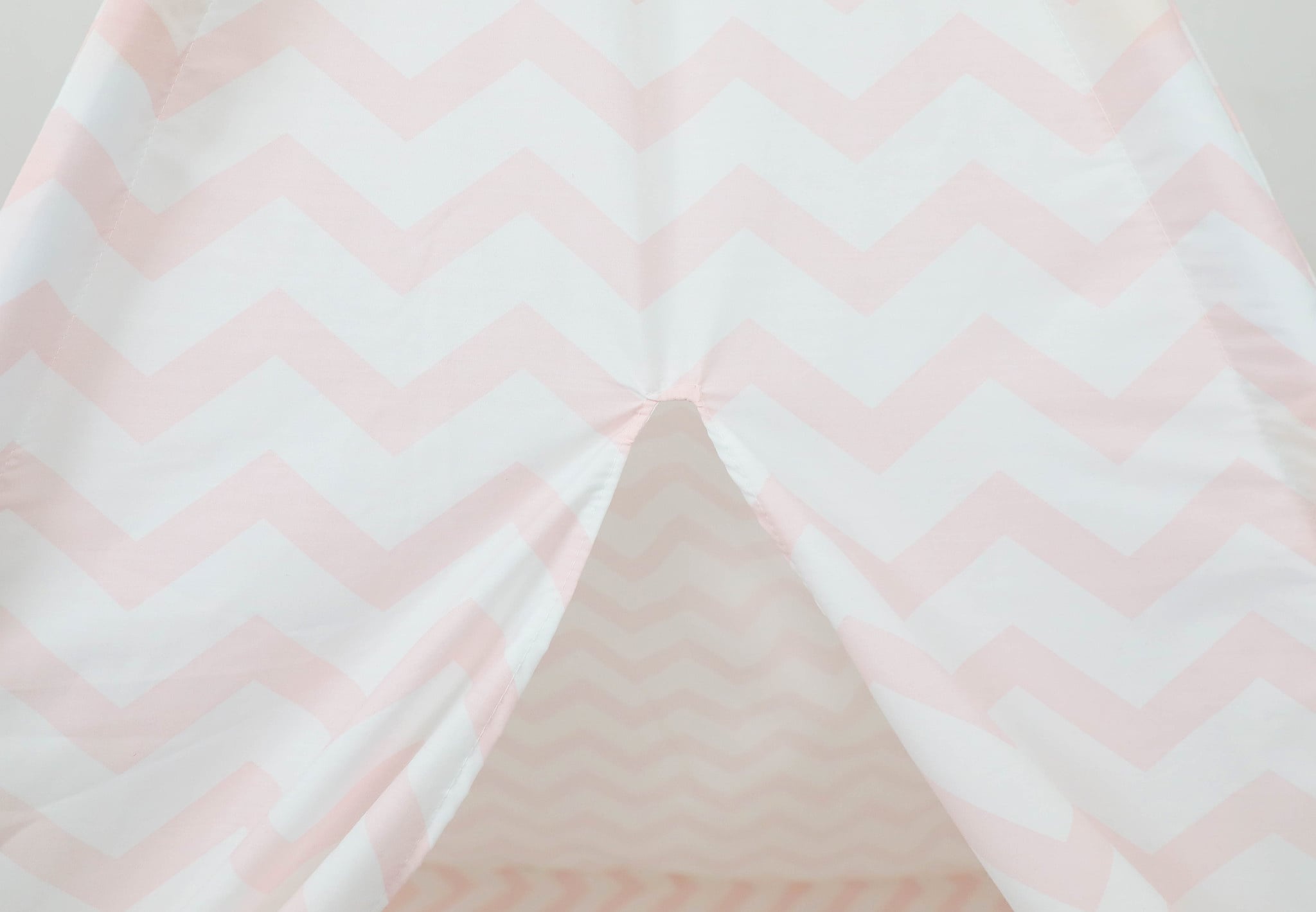 Roze Tipi Tent met Zigzag Patroon - Inclusief Vloermat & Kussens - 34% Korting!