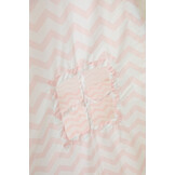 Roze Tipi Tent met Zigzag Patroon - Inclusief Vloermat & Kussens - 34% Korting!