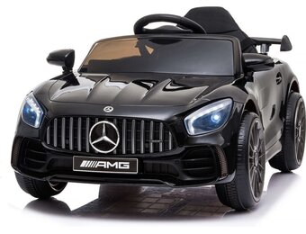 Elektrische Kinderauto Mercedes GTR AMG Zwart - 35% Korting
