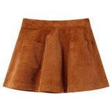 Ribfluwelen Kinderrok Cognac - Maat 92 (78% Korting)