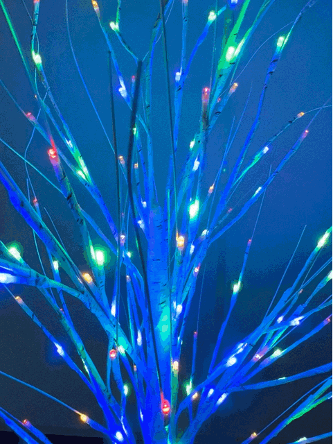 Kunstboom met LED 180 cm – 8 lichtstanden – Decoratieboom
