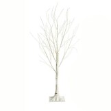 Kunstboom met LED verlichting – 120 cm Berk – Decoratie boom