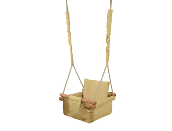 Baby swing - babyschommel - max. 20 kg - geel