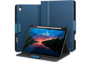 Blauwe iPad Air Hoes met Potloodhouder & Sluimerfunctie - 77% Korting