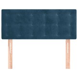 Hoofdbord Fluweel Donkerblauw 100x5x78/88 cm - 83% Korting