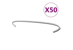 50x Gabionhaken 40 cm Gegalvaniseerd Staal - 32% Korting