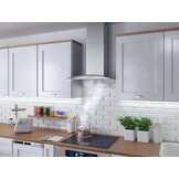 Afzuigkap 84cm RVS/Glas - 650m³/u - 3 standen - 35% korting