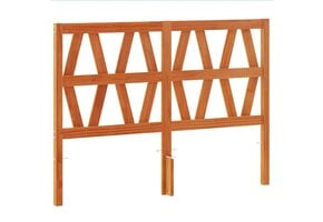 Hoofdbord Massief Grenenhout Wasbruin 160cm - 33% Korting