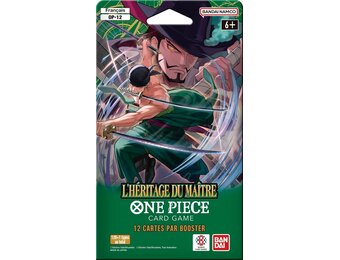 Asmodee - One Piece OP-12 Booster - Bandai - The Master's Heritage - Board Games - JCC Trading Card Game - Legacy of The Master - in French