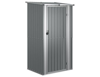 Grijze Tuinschuur van Gegalvaniseerd Staal (118,5x97x209,5 cm) - 41% Korting