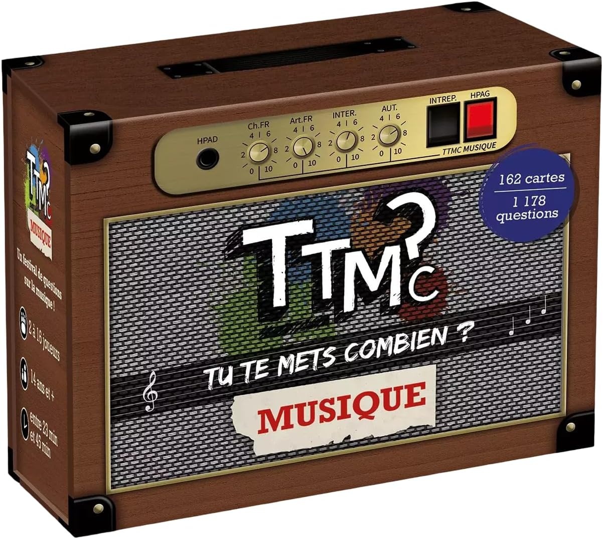 PixieGames - TTMC - Je zet jezelf aan? Muziek Edition - Ambiance Games - Algemene Cultuur Quiz - Vanaf 2 spelers - in samenwerking met Les Francofolies