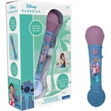 Lexibook, Disney Stitch, Verlicht Microfoon voor kinderen, muzikaal speelgoed, ingebouwde luidspreker, lichteffecten, demomelodieën inbegrepen, Blauw, MIC80D | Geïntegreerde luidspreker, lichteffecten, demomelodieën