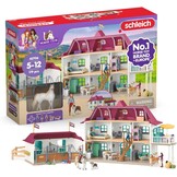 schleich HORSE CLUB | Lakeside manege 42706 | vanaf 5 jaar | 179 delen | Huis, stal, paarden, hond & familie Kramer | Schleich paardenaccessoires | cadeau-idee kinderen | speelgoed vanaf 5 jaar