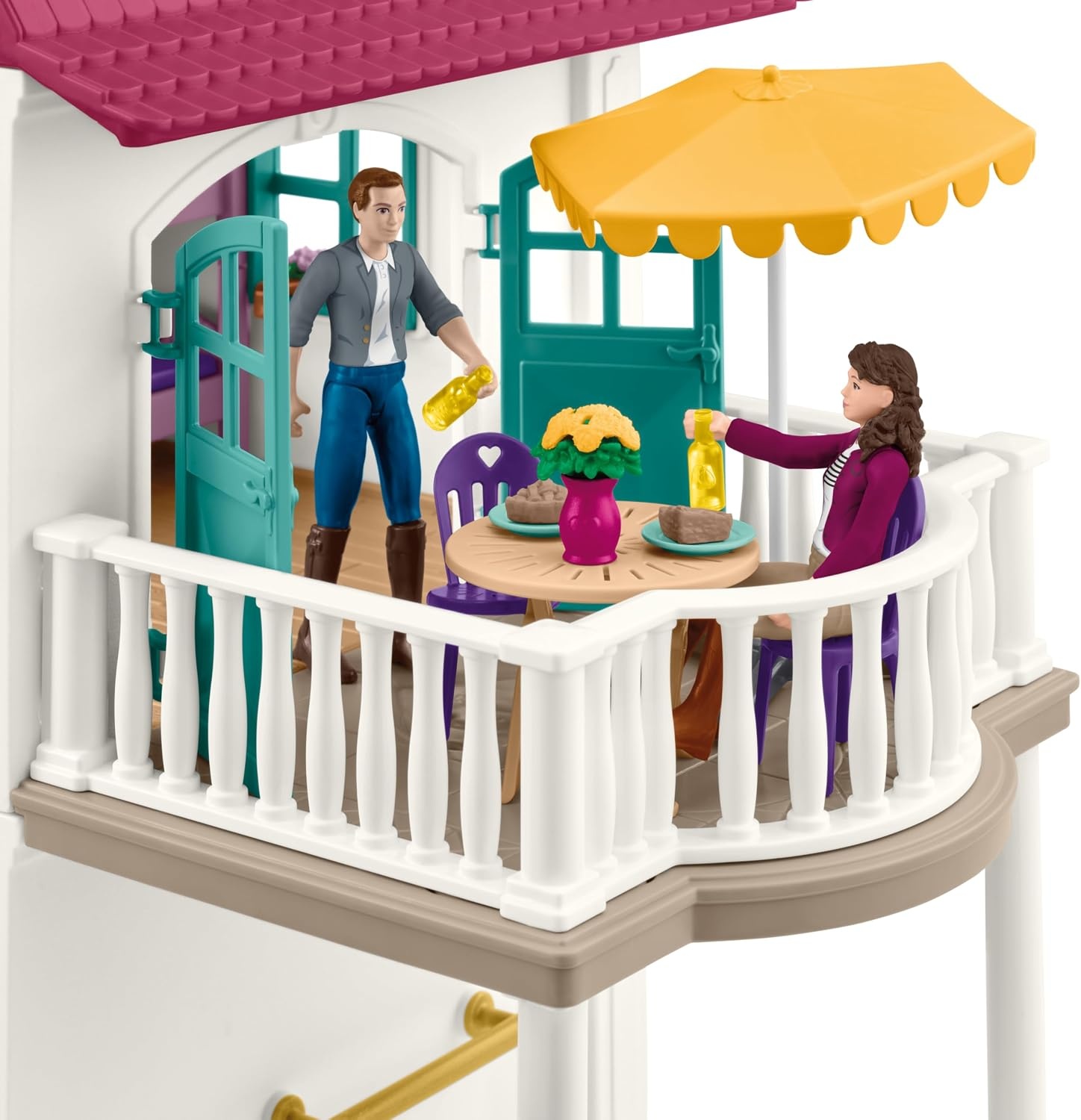 schleich HORSE CLUB | Lakeside manege 42706 | vanaf 5 jaar | 179 delen | Huis, stal, paarden, hond & familie Kramer | Schleich paardenaccessoires | cadeau-idee kinderen | speelgoed vanaf 5 jaar
