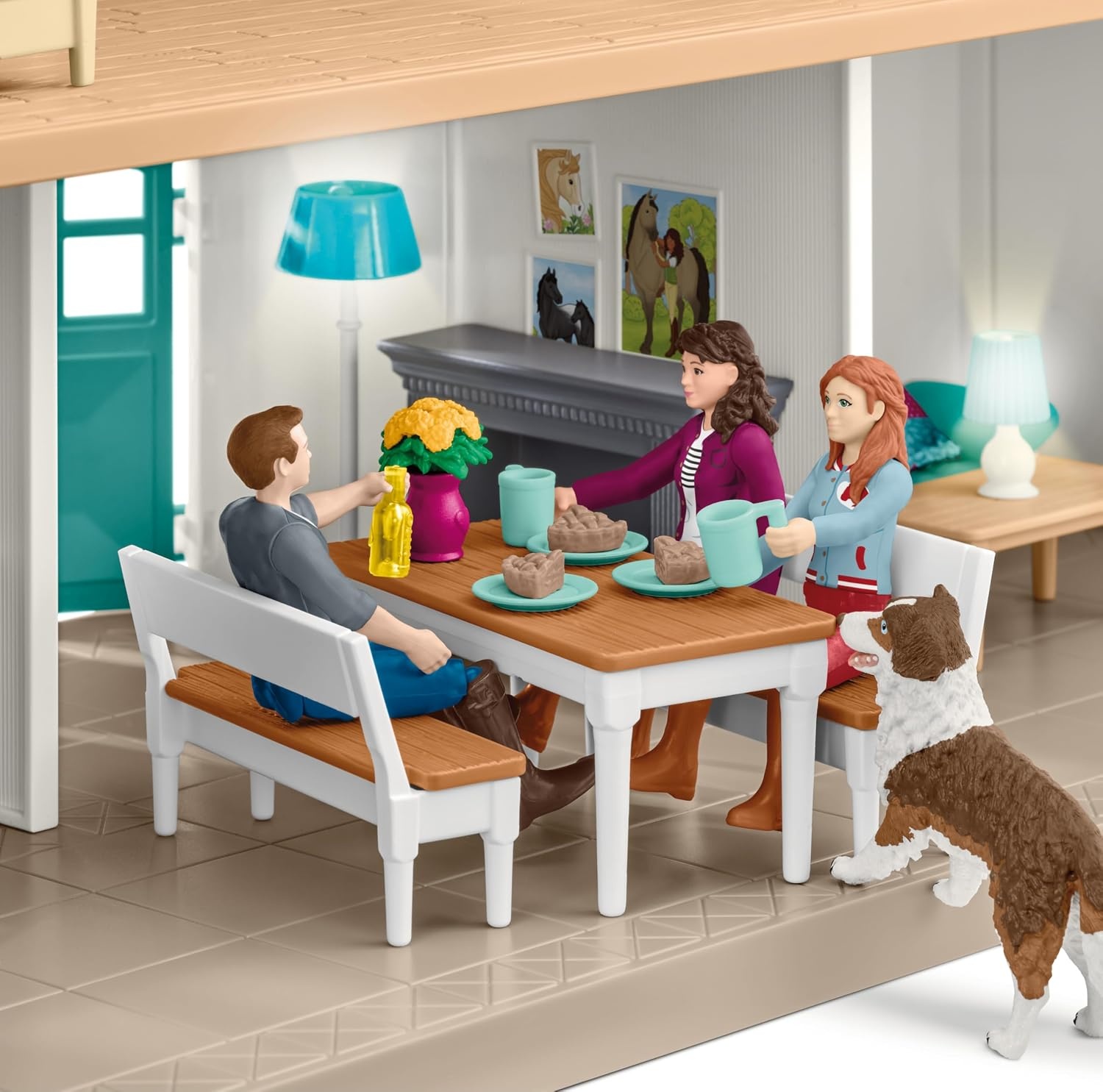 schleich HORSE CLUB | Lakeside manege 42706 | vanaf 5 jaar | 179 delen | Huis, stal, paarden, hond & familie Kramer | Schleich paardenaccessoires | cadeau-idee kinderen | speelgoed vanaf 5 jaar