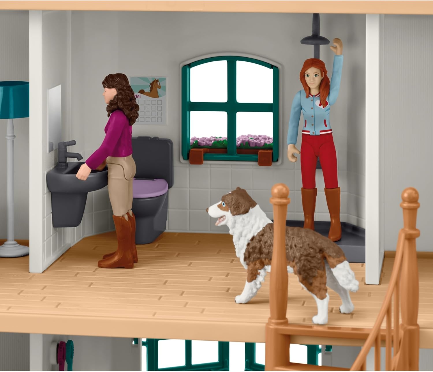 schleich HORSE CLUB | Lakeside manege 42706 | vanaf 5 jaar | 179 delen | Huis, stal, paarden, hond & familie Kramer | Schleich paardenaccessoires | cadeau-idee kinderen | speelgoed vanaf 5 jaar