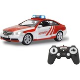 Jamara Mercedes-Benz E 350 Coupe Brandweerauto 1:16 Zilver/Rood