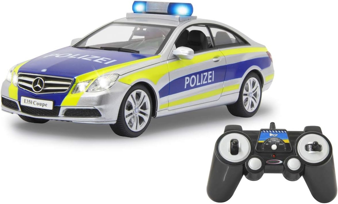 Jamara Mercedes-Benz E 350 Coupe Brandweerauto 1:16 Zilver/Rood