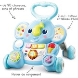 VTech - Trottino Elephant - Interactive Walking Walker / Toy 9-36 Months - French Version