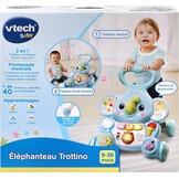 VTech - Trottino Elephant - Interactive Walking Walker / Toy 9-36 Months - French Version