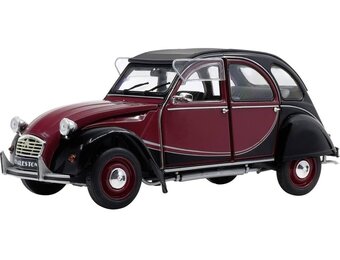 Solido S1805013 - Citroen 2CV6 Charleston, Bj. 1983, model car, 1:18, red/black