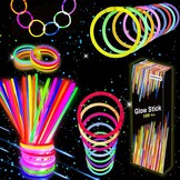 Kimimara Glow Sticks Party-Set - 100 Stuks met Verbindingsstukken - Meerkleurig