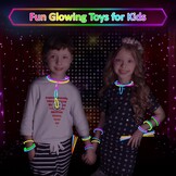 Kimimara Glow Sticks Party-Set - 100 Stuks met Verbindingsstukken - Meerkleurig