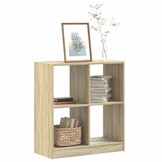 Boekenkast 68,5x32x75 cm Sonoma Eikenhout - 60% Korting