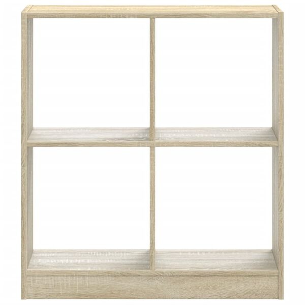vidaXL Boekenkast 68,5x32x75 cm bewerkt hout sonoma eikenkleurig
