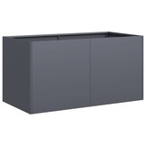 vidaXL Plantenbak 80x40x40 cm koudgewalst staal antracietkleurig